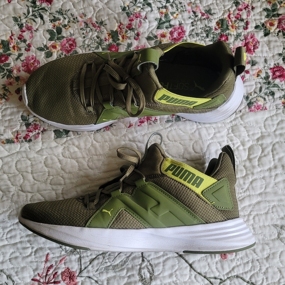 Puma Olive Green Sneakers